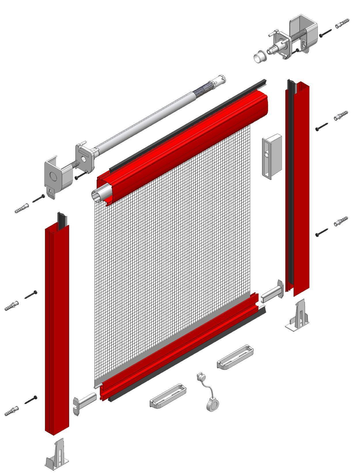 Moustiquaire enroulable