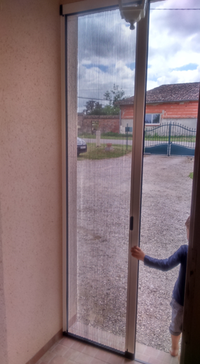 Moustiquaire plissée latérale Basique/XL